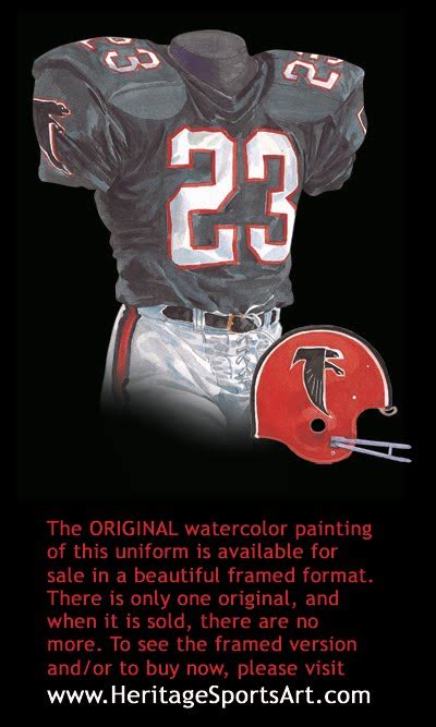 Atlanta Falcons Uniform and Team History | Heritage Uniforms and Jerseys