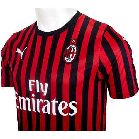 2019/20 PUMA AC Milan Home Jersey - SoccerPro