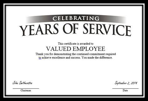 Certificate to "Valued Employee?" | Certificate templates, Certificate of achievement template ...