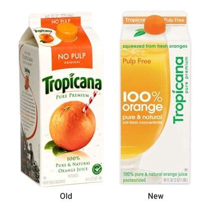 Tropicana Tries Again with Packaging Redesign, Brand News