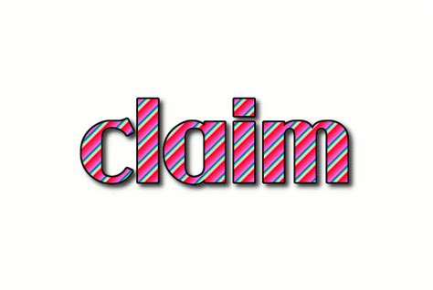 claim Logo | Free Logo Design Tool from Flaming Text