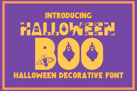 Halloween Boo Font by CHEETAH DOODLE · Creative Fabrica