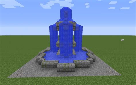 Minecraft Fountain Centerpiece #3205