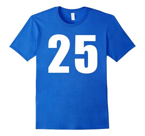 Jersey Number 25 Baseball Football Soccer Basketball Shirt-ANZ – Anztshirt