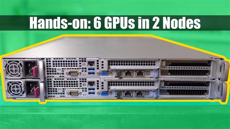 New Virtual Workstation GPU Server from Supermicro 2 Nodes! - YouTube