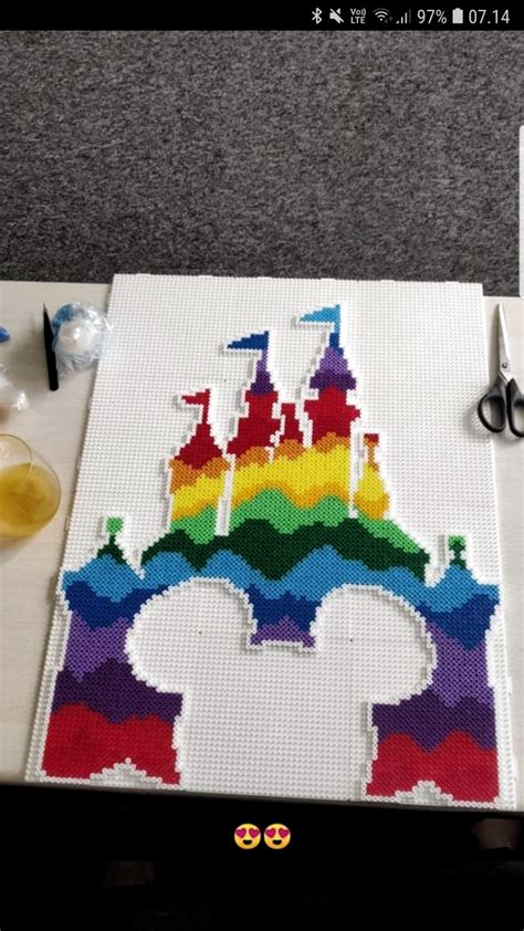 Pin by ... on Disney perles in 2020 | Disney hama beads pattern, Hama ...