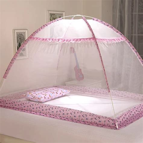 Cute Cartoon Baby Mosquito Net Pink and Blue Color Netting Children Bracket bed net, Infant ...