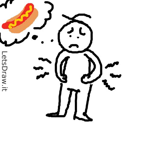 How to draw hungry / qh4qxfwkw.png / LetsDrawIt