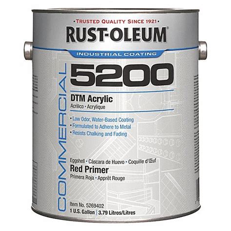 RUST-OLEUM, Exterior/Interior, Red, Primer - 5H925|5269402 - Grainger