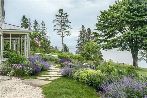 Lake Cottage landscape | Landscape design, Coastal landscaping, House landscape