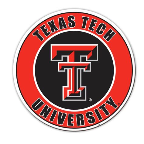 NCAA Texas Tech Red Raiders Vinyl Magnet | Texas tech red raiders ...