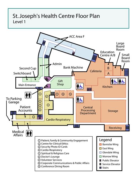 St Joseph S Health Centre Floor Plans | Viewfloor.co