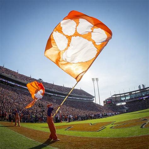 Tiger Paw flag 2 | Clemson, Clemson university, Clemson tigers football