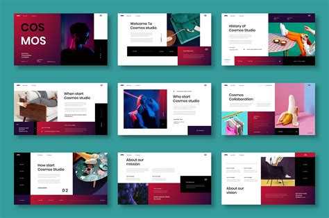 Cosmos – Business PowerPoint Template for $16