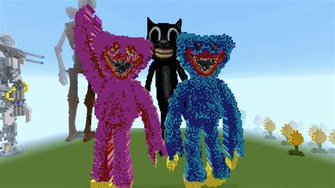 huggy wuggy poppy playtime vs fnaf 2 minecraft build 1.20.2/1.20.1/1.20 ...