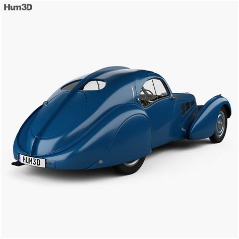 Bugatti Type 57SC Atlantic with HQ interior 1936 3D model - Vehicles on Hum3D