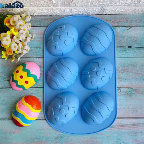 Aliexpress.com : Buy 6 Cavity Easter Egg Shaped Bakeware Mould DIY ...