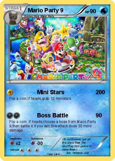 Pokémon Mario Party 9 7 7 - Mini Stars - My Pokemon Card