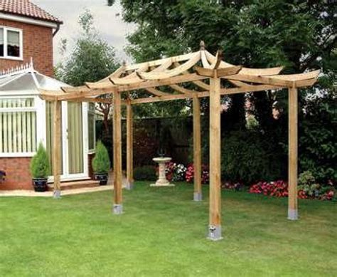 Extended Japanese Pergola - Pergolas and Gazebos