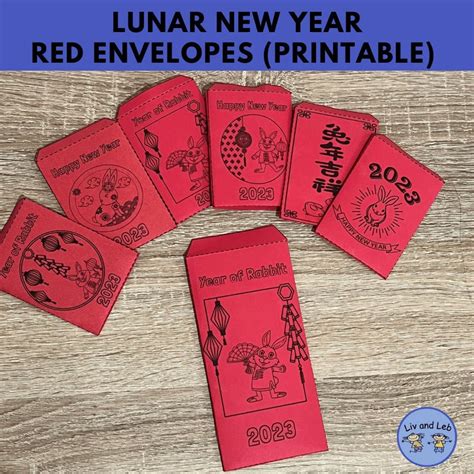 Chinese New Year Craft Lunar New Year Red Envelopes - Etsy