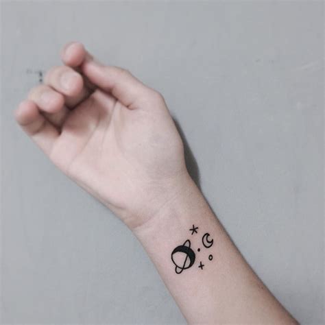 @doodle.popo on Instagram: “universe” | Pen tattoo, Small hand tattoos, Hand tattoos