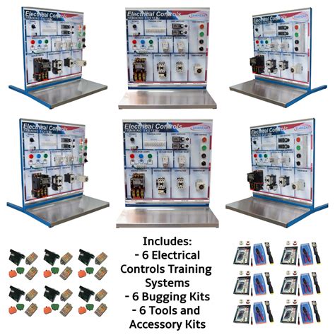 Electrical Motor Controls Training Systems, 6 PK | LearnLab