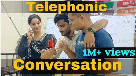 Tele communication conversation | Telephonic conversation | Telephonic Etiquette|Confidence ...