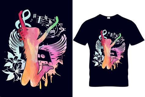 Music T Shirt Design Vector Graphic Graphic by TANIA KHAN RONY ...