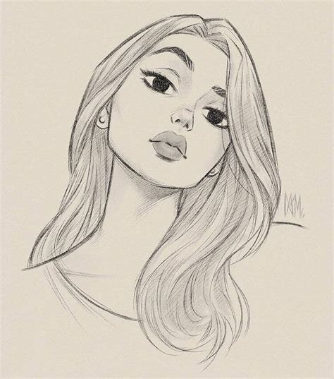 17 Cool Girl Drawing Ideas and References - Beautiful Dawn Designs Cool Girl Drawings, Bad ...