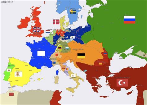 Map : Europe 1815 - Infographic.tv - Number one infographics & data ...