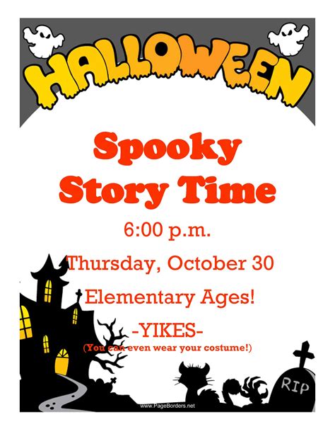 Spooky Story Time – Cannon Falls Library