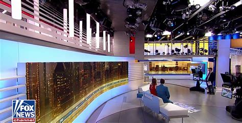 Fox News Studio J Broadcast Set Design Gallery