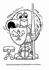 Qbert Coloring Printable Pages sketch template