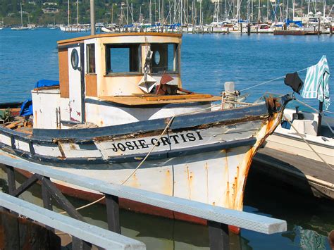 Old Fishing Boat In Sausalito Photograph by Connie Fox