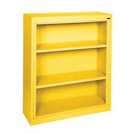 Sandusky BA20361842-EY $277.44 Adjustable Bookcase, 36x18x42in, Yellow ...