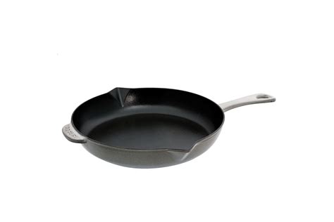 Staub Cast Iron 10in Frying Pan Black Matte 1222625 | MetroKitchen