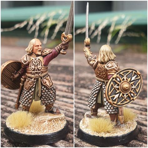 Theoden done and ready for an event in 3 months. : r/MiddleEarthMiniatures