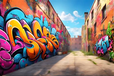 Street Graffiti Background Graphic by Craftable · Creative Fabrica