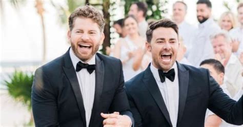 Jonathan Bennett says he lived his 'Hallmark movie fantasy' during his wedding to Jaymes Vaughan ...