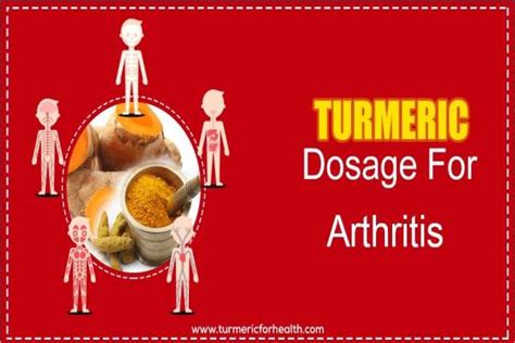 Turmeric Dosage For Arthritis