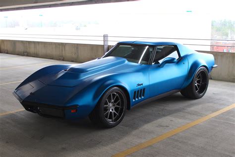 Blue Blooded: Custom Matte Blue Chevy Corvette Stingray — CARiD.com Gallery