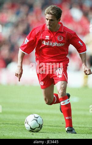 JUNINHO MIDDLESBROUGH FC RIVERSIDE STADIUM MIDDLESBROUGH ENGLAND 01 March 2003 Stock Photo - Alamy