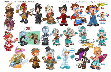 000_MySims_Characters5.jpg (1275×825) | Character design, Sketches ...