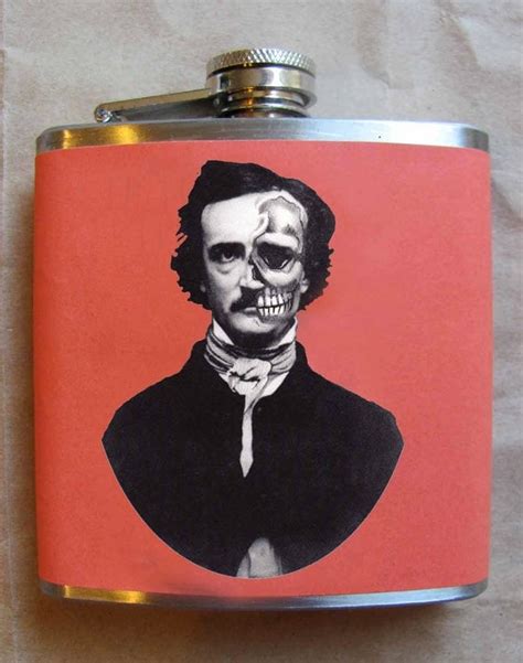 Edgar Allan Poe Flask FREE SHIPPING