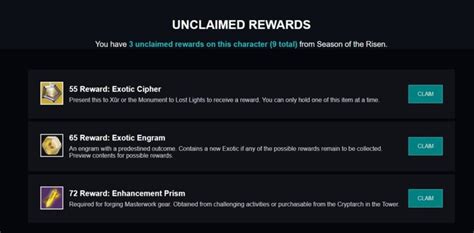 Destiny 2: How To Claim Previous Season Pass Rewards