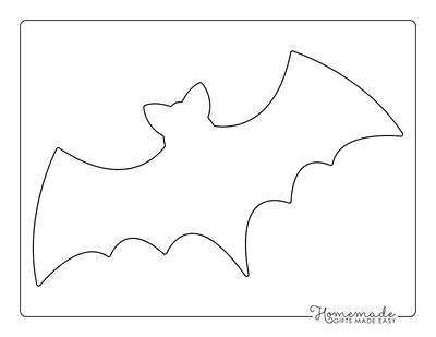 Free Printable Bat Template Diy Halloween Decorations - vrogue.co