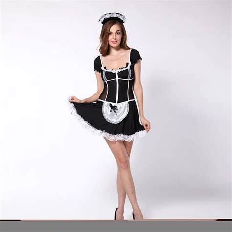 Hot Maid Servant Costume Maid Costume Mini Dress Women | Hot Sex Picture