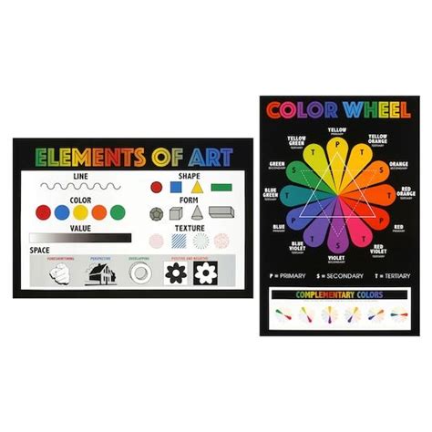 Color Wheel & Elements of Art Posters by B2C™ | Michaels | Elements of art, Poster art, Color wheel