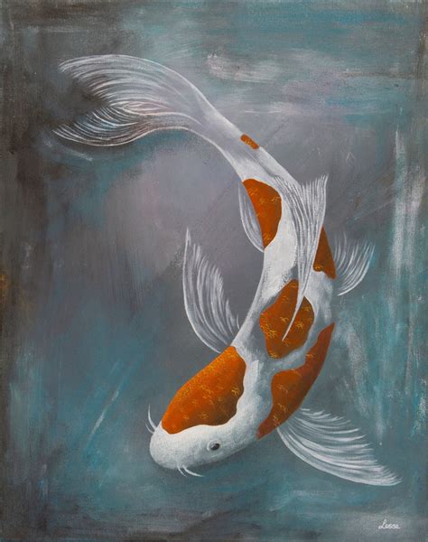 Koi Carp. Fine Art Print. Wall Art. Home Decor. Fish Swimming. | Etsy