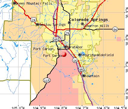 Fort Carson Map | World Map 07